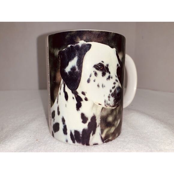XPRES Dalmation Dog Breed Coffee Mug 1994 Photo Barbara Augello Breed History - Picture 2 of 7